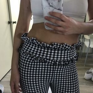Gingham trousers